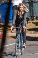 chloe riding her bike
