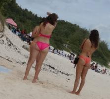 Candid Females Beach Lovers