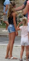 Candid Young and Cute Girls in Shorts
