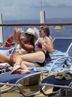Candid shots of girls on deck