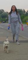 Candid - Early Morning Dog Walker Didn't Bother With Underwear