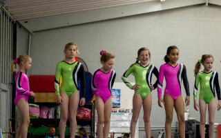 beautiful colored GYMnasts