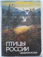 Набор открыток "Птицы России. Забайкалье", 1987. Выпуск 4. 16 шт.