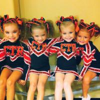Mini cheerleaders