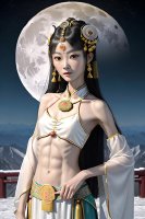 Chang'e, the moon goddess ...