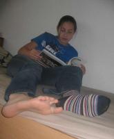 Teen Girl Socks Feet 3