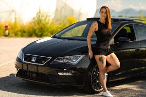 Cargirl Inkedgirl (Hot chick from germany)