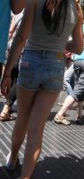 Summer little teen girl in shorts and upskirt 2014 - Set 003 (updated pages 2-3)