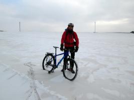 2019-01-09 Морозный велосипед по Жлобинскому озеру