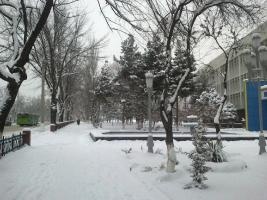 Ташкент зимой. Tashkent in winter.
