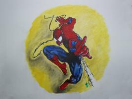 Spiderman, Batman and other comic art