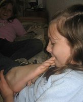 Girls who like feet