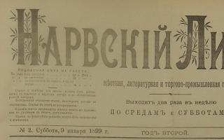 Нарвский Листок 1899